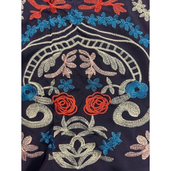 Anthropologie Foxiedox Sierra Embroidered Mini Dress Boho XS NWT - Picture 8 of 8